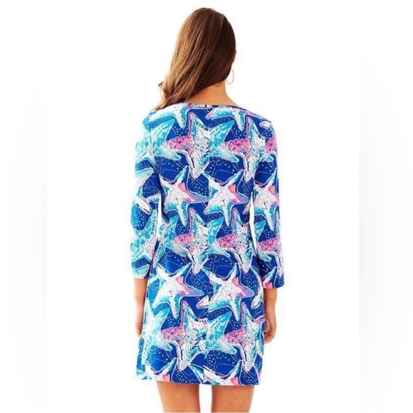 Lilly Pulitzer Indigo Sea Star Struck Beacon Dress - Size Medium - Picture 3 of 10